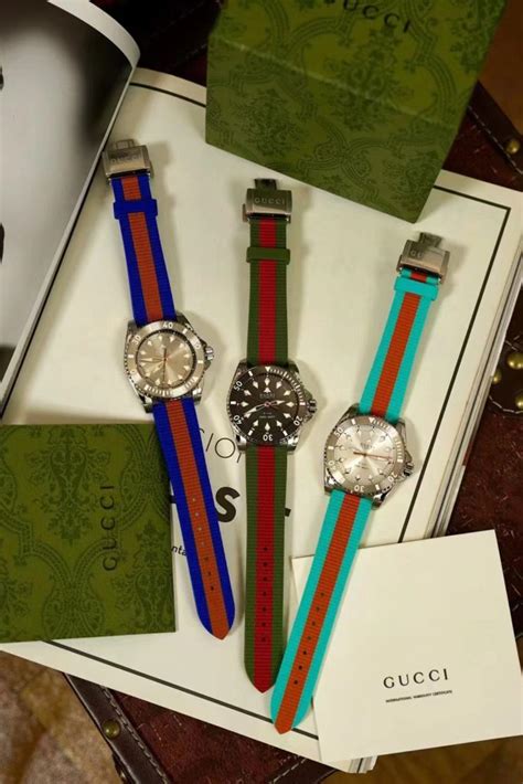 fake gucci dive watch